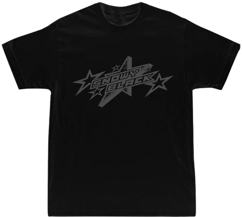 Star Logo Snowy Tee (Black)