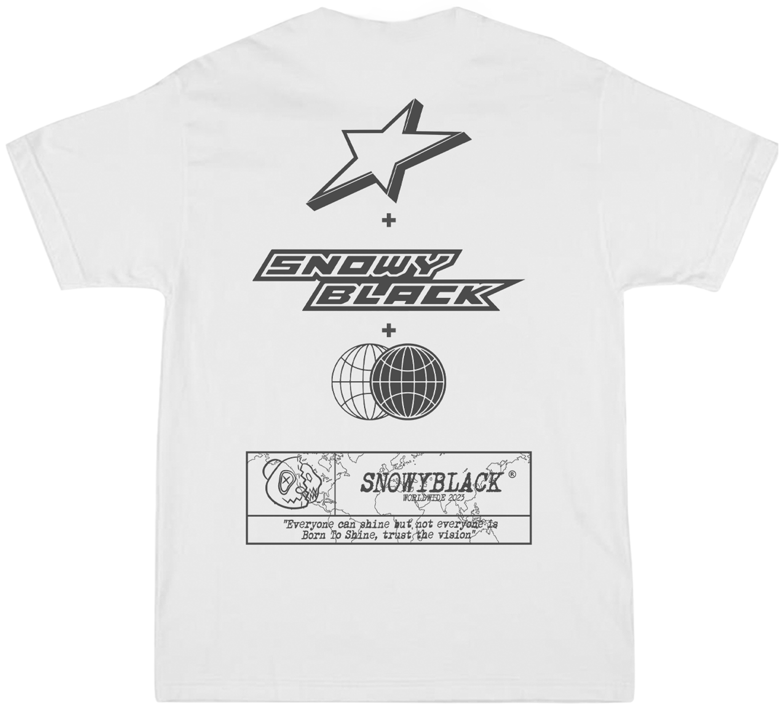Star Logo Snowy Tee (White)