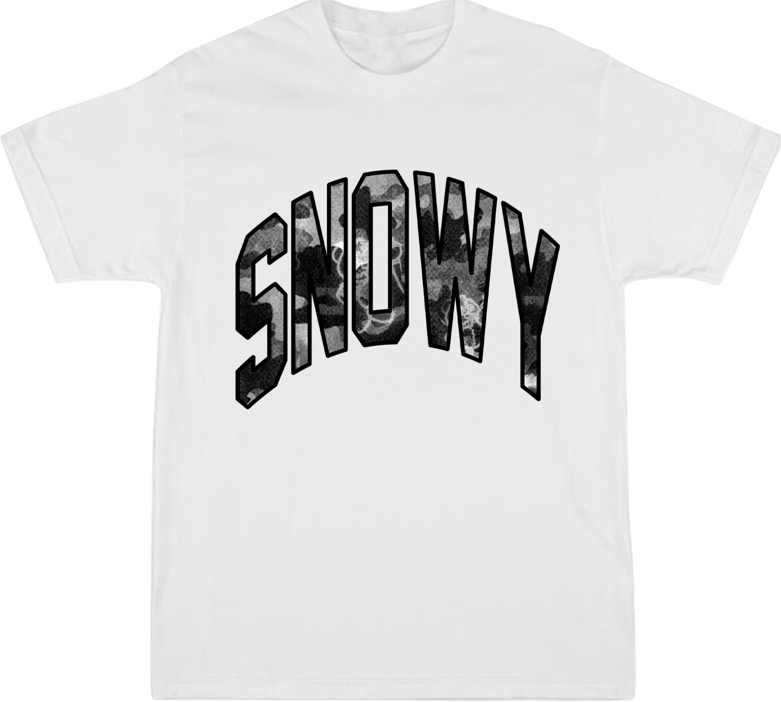 Snowy Militar Logo (White)