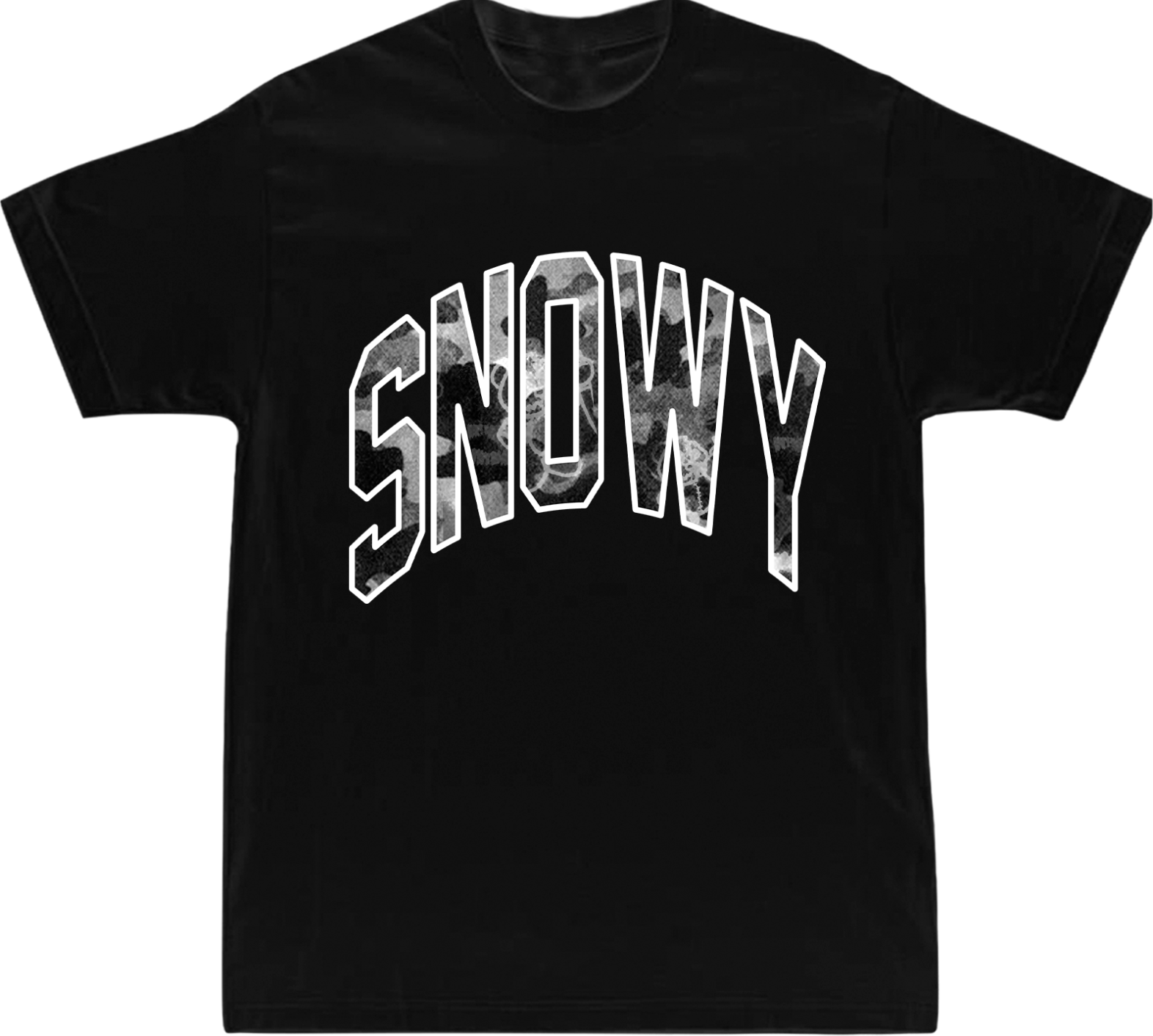 Snowy Militar Logo (Black)