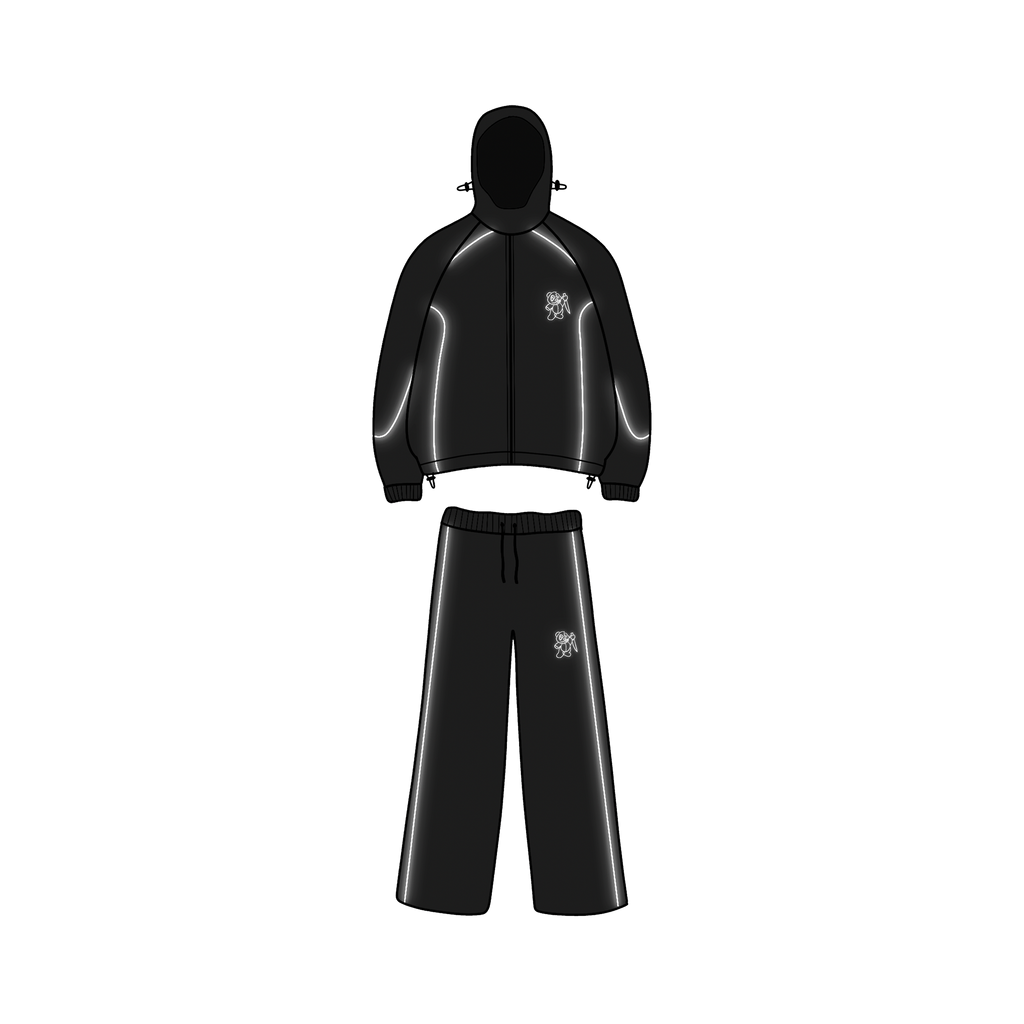 REFLECTIVE TRACKSUIT 2025 (NEGRO)