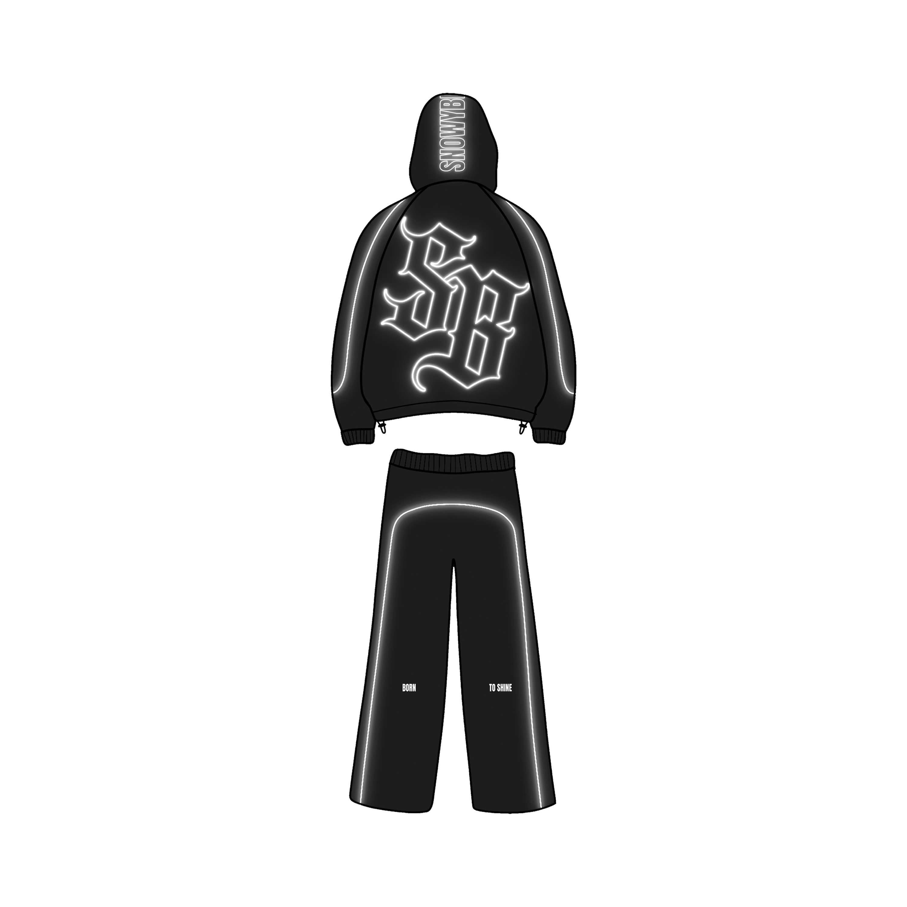 REFLECTIVE TRACKSUIT 2025 (NEGRO)