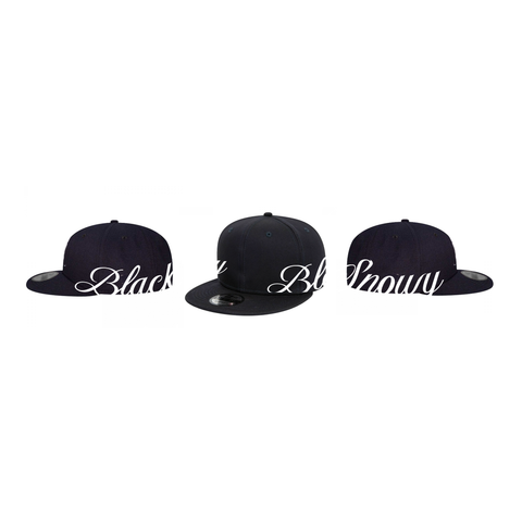 Snowyblack Lettering Cap