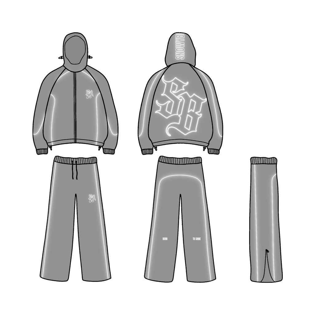 REFLECTIVE TRACKSUIT (GRIS)