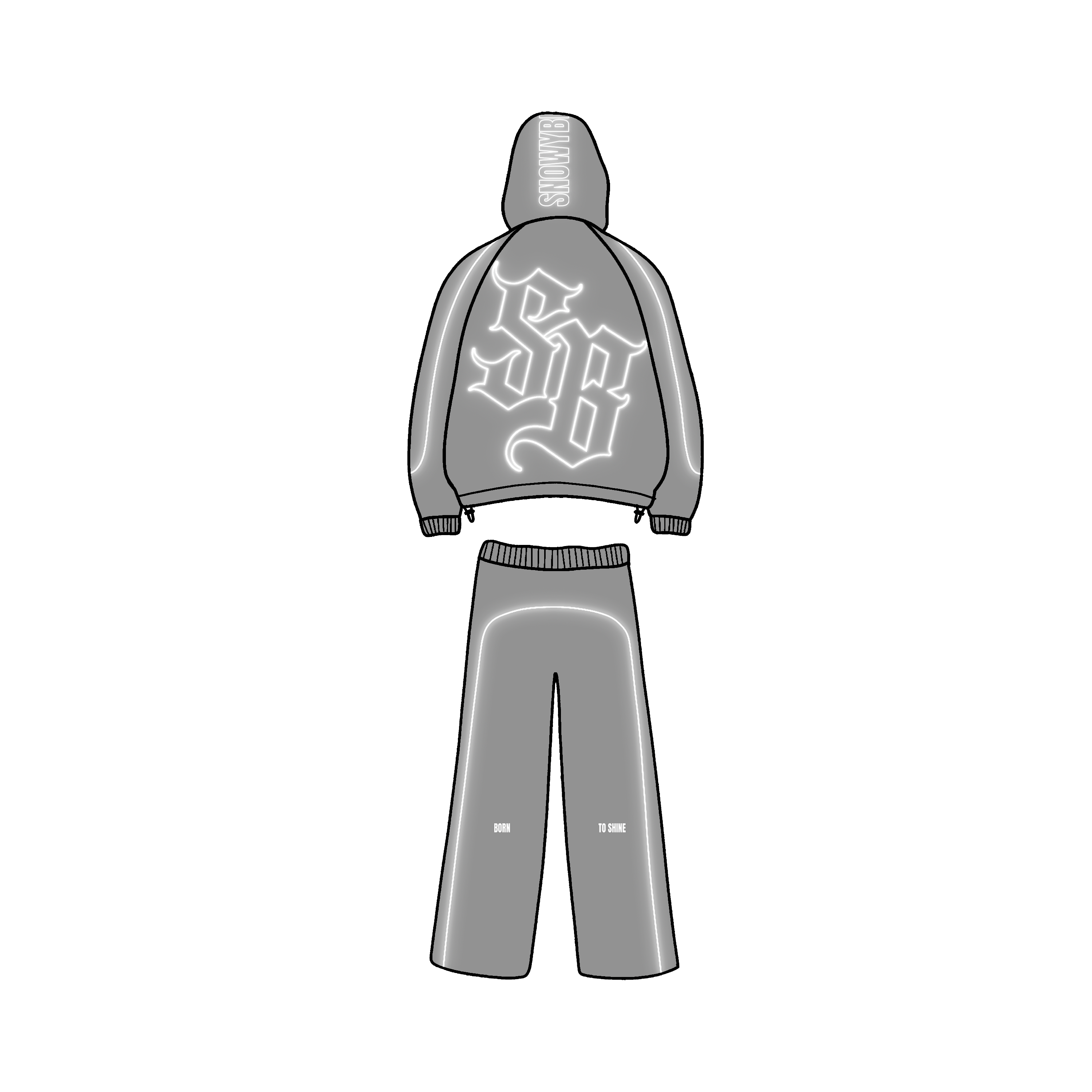 REFLECTIVE TRACKSUIT (GRIS)