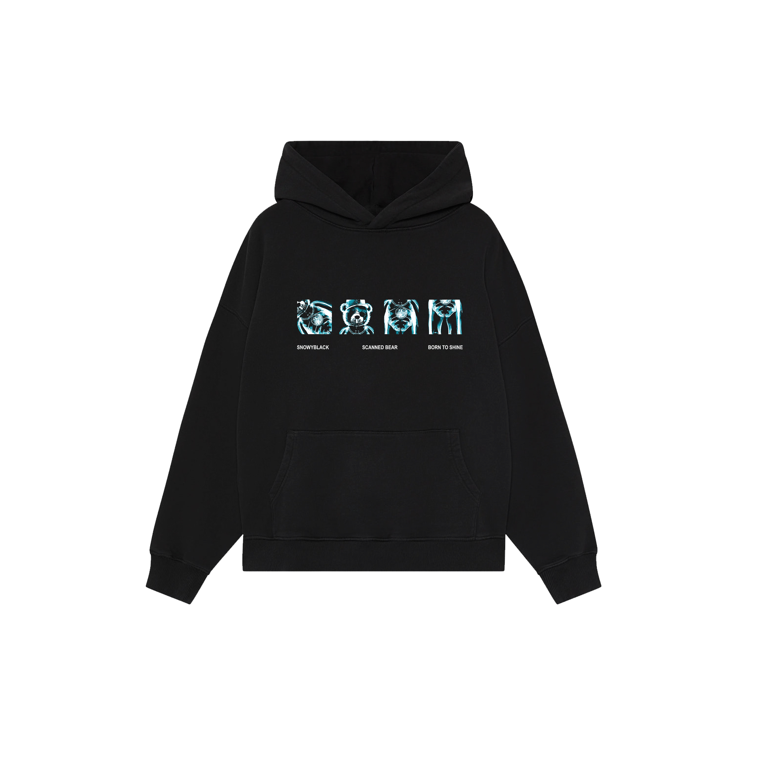 Snowyblack “Scanned Bear” Hoodie