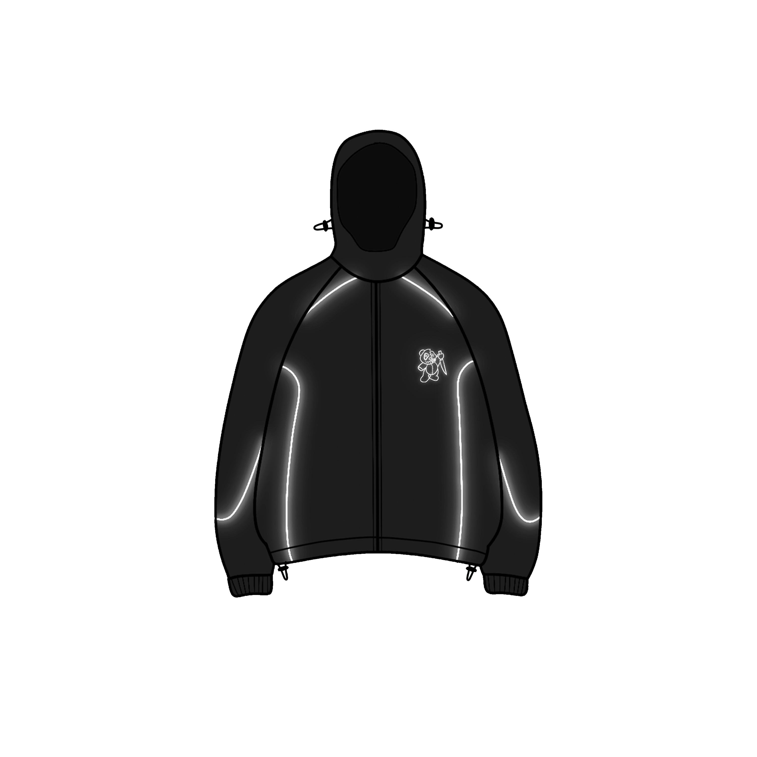 Reflective Hoodie 2025-STOCK