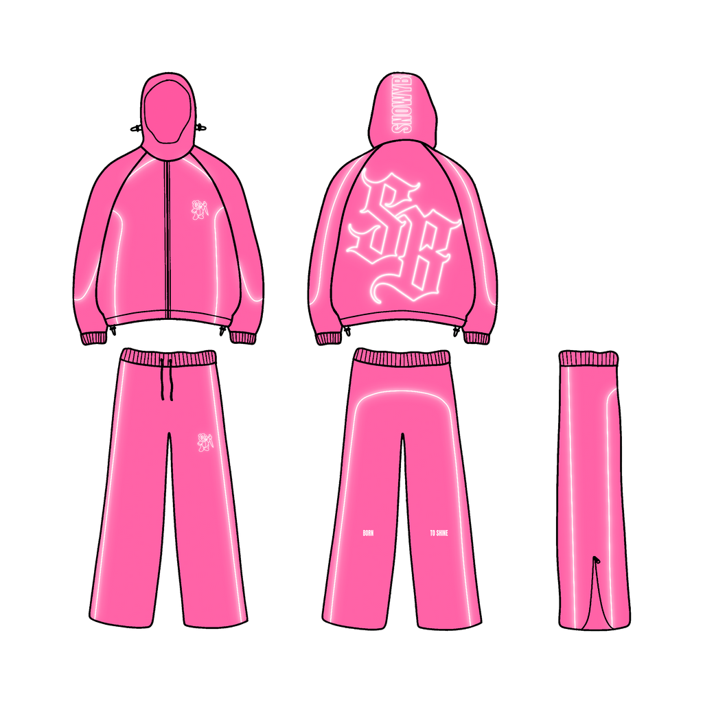 REFLECTIVE TRACKSUIT (ROSA)