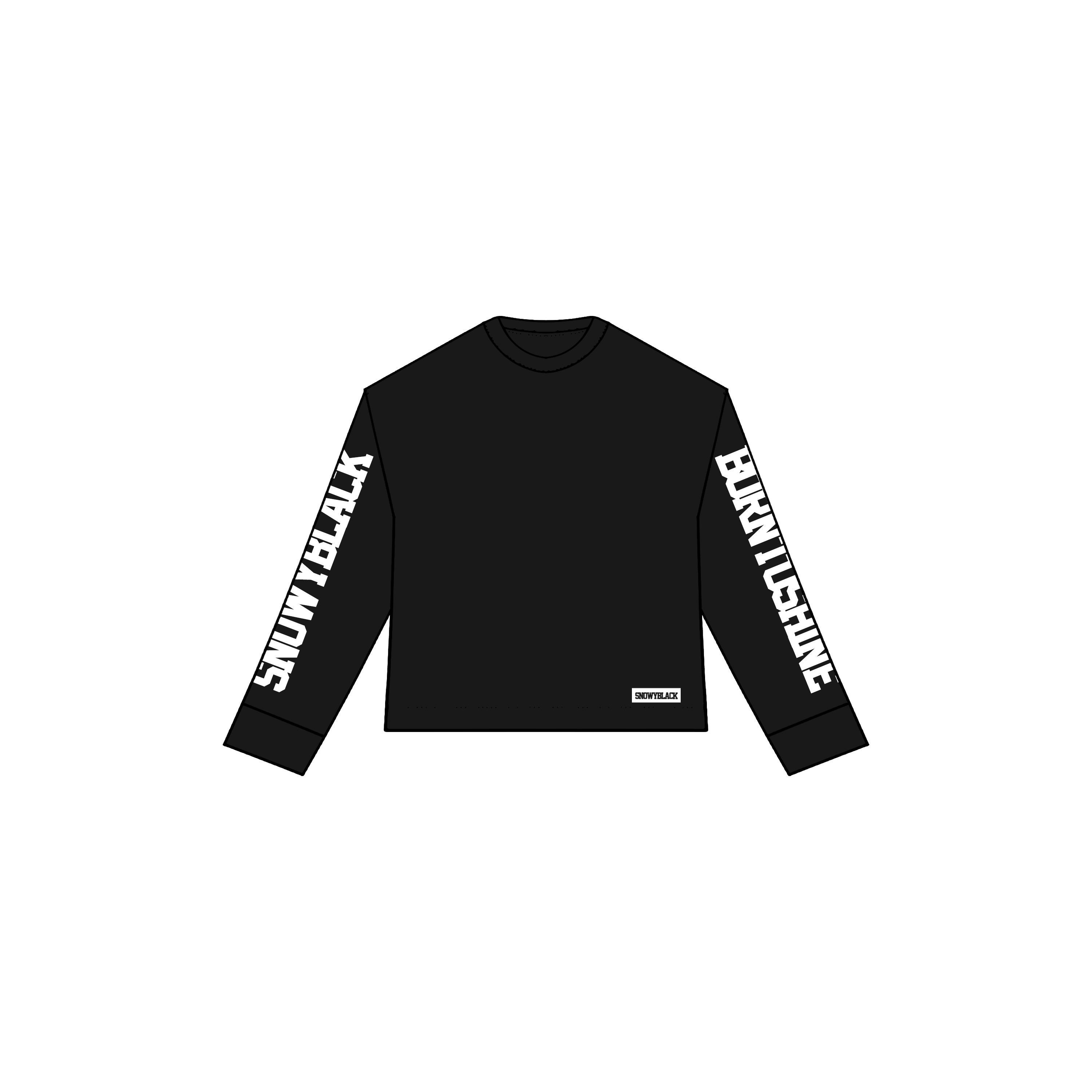 Basic Tee Long Sleeve (Black)