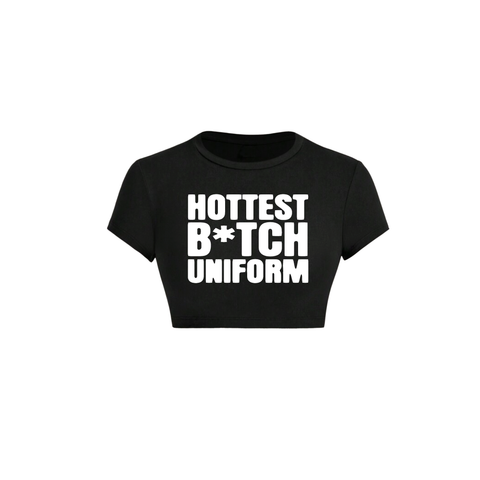 ''Hottest B*tch'' Top By Snowyblack (Black)